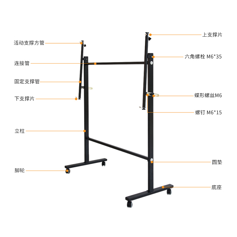 s36沙龙会7830白板架(黑)(付)