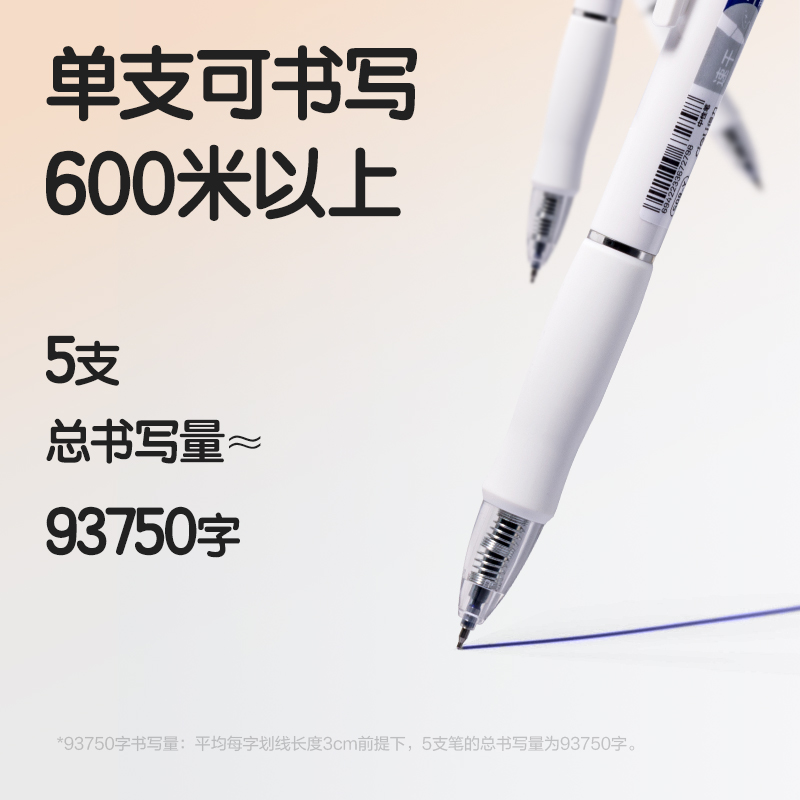 s36沙龙会S08-Y刷题速干按动小我私家中性笔0.5mmST头(蓝)(支)