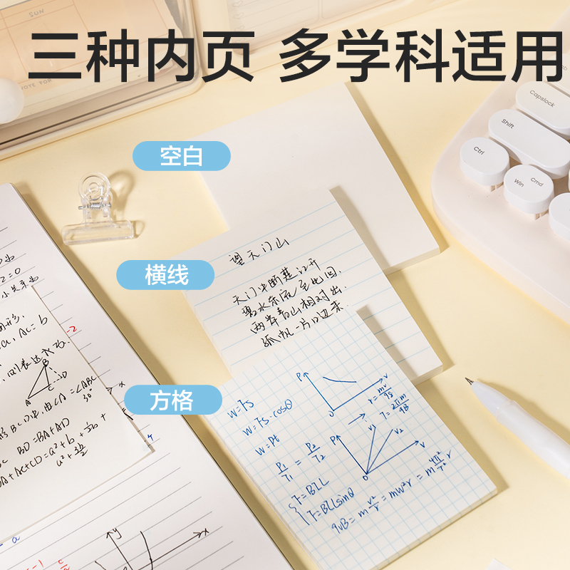 s36沙龙会BT401刷题记事贴76mm*101mm60张(方格)(袋)